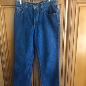 Carhartt Men's Deep Blue Straight Jeans